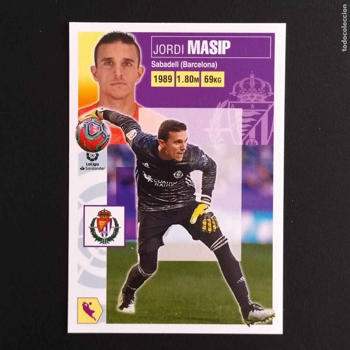 Cromos de F&uacute;tbol: N&ordm; 2 MASIP VALLADOLID CROMOS LALIGA SANTANDER ESTE 2020 2021 20 21 LIGA PANINI