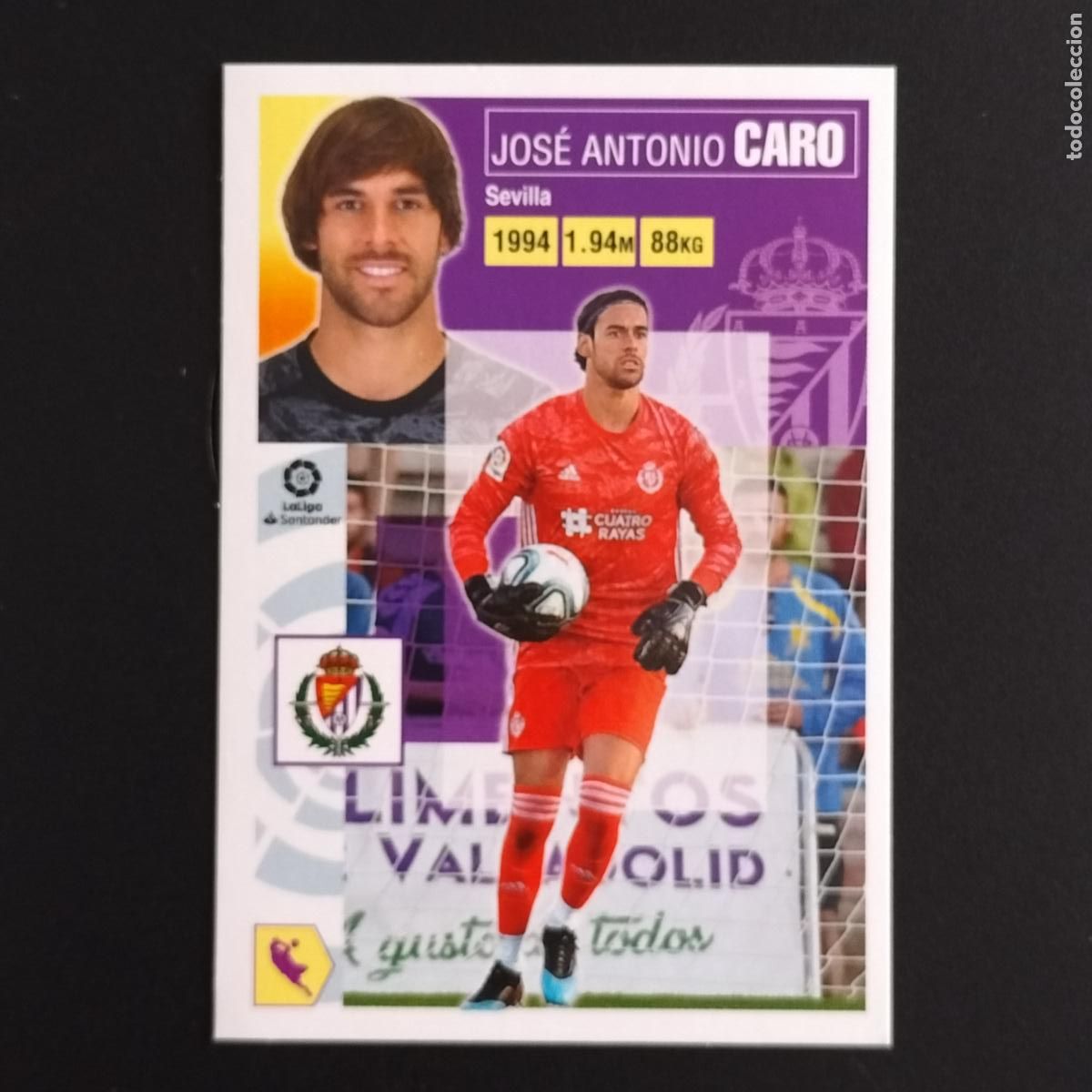 Cromos de F&uacute;tbol: N&ordm; 3 CARO VALLADOLID CROMOS LALIGA SANTANDER ESTE 2020 2021 20 21 LIGA PANINI