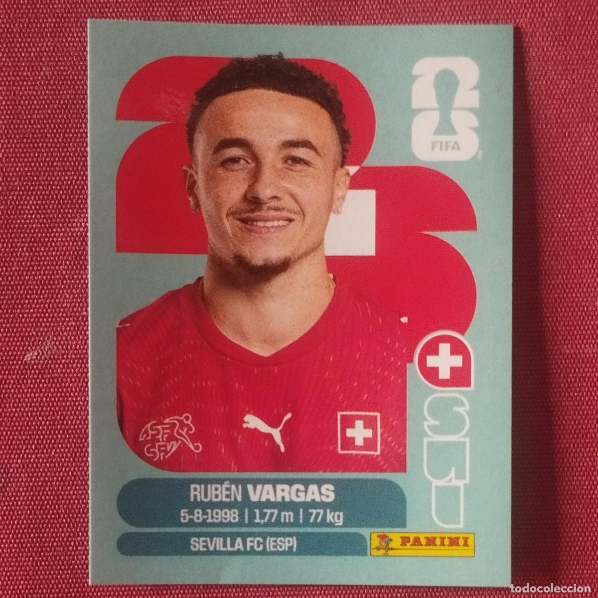 Cromos de F&uacute;tbol: RUBEN VARGAS - SUI 18 - SUIZA - MUNDIAL - FIFA WORLD CUP - 2026