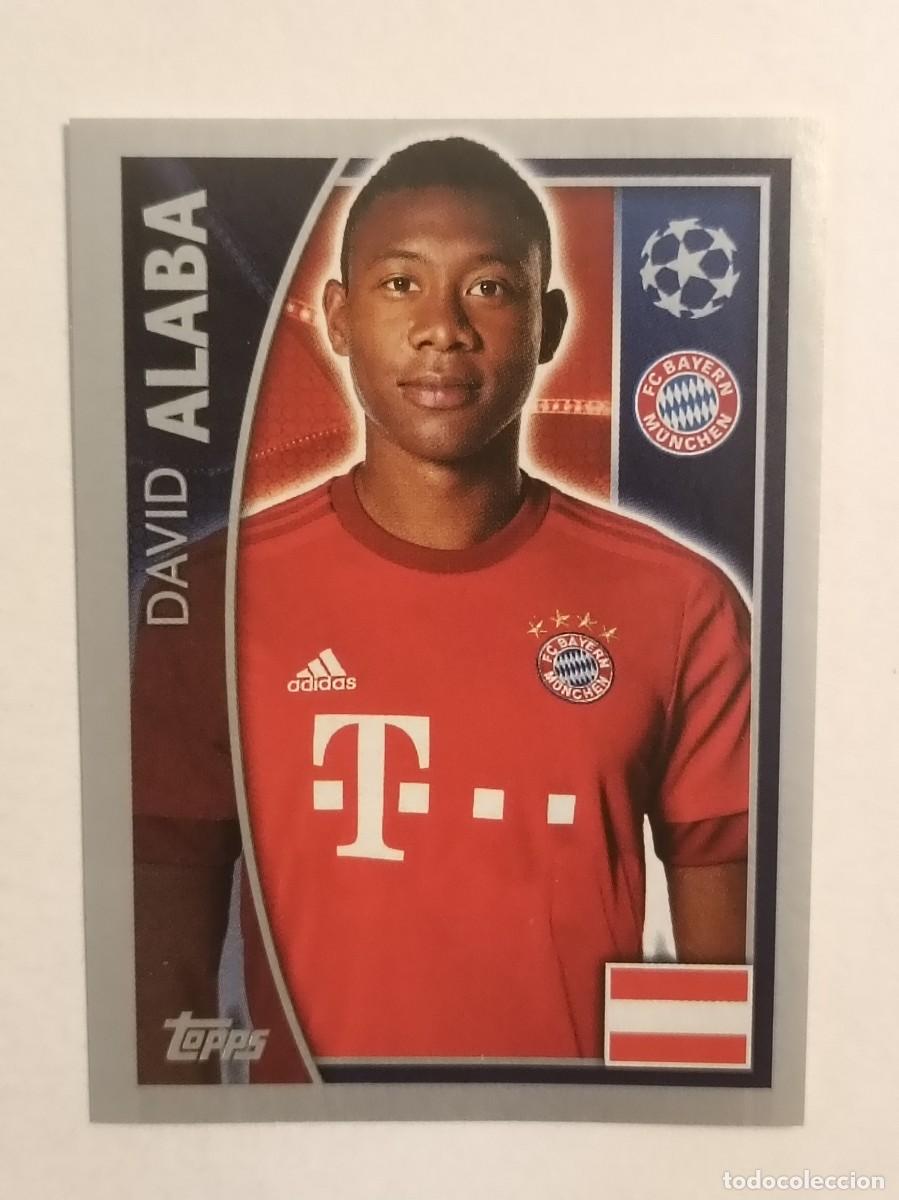 Cromos de F&uacute;tbol: #382 ALABA (BAYERN MUNICH) UEFA CHAMPIONS LEAGUE 2015/2016 TOPPS