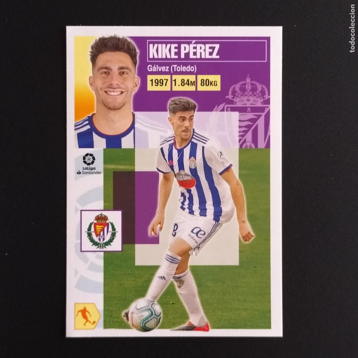 Football Stickers: N&ordm; 9 B KIKE PEREZ VALLADOLID CROMOS LALIGA SANTANDER ESTE 2020 2021 20 21 LIGA PANINI