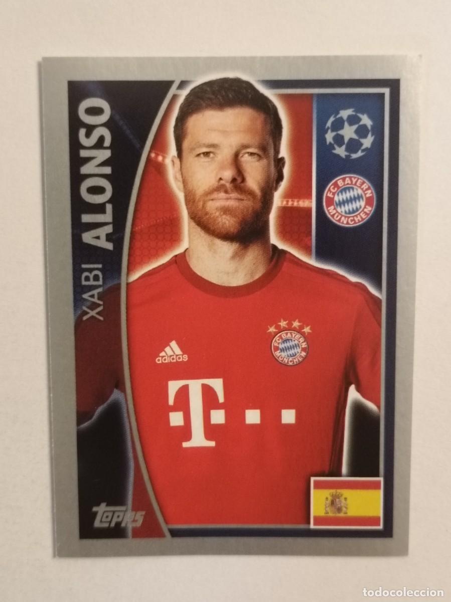 Football Stickers: #383 XABI ALONSO (BAYERN MUNICH) UEFA CHAMPIONS LEAGUE 2015/2016 TOPPS
