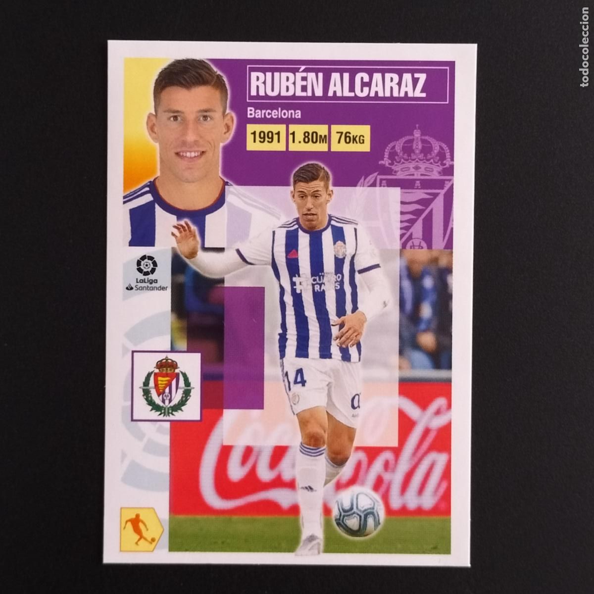 Football Stickers: N&ordm; 11 RUBEN ALCARAZ VALLADOLID CROMOS LALIGA SANTANDER ESTE 2020 2021 20 21 LIGA PANINI