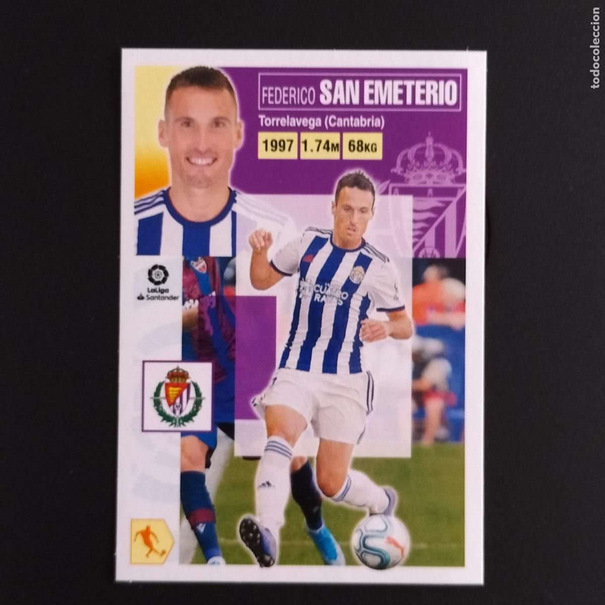 Cromos de F&uacute;tbol: N&ordm; 12 SAN EMETERIO VALLADOLID CROMOS LALIGA SANTANDER ESTE 2020 2021 20 21 LIGA PANINI