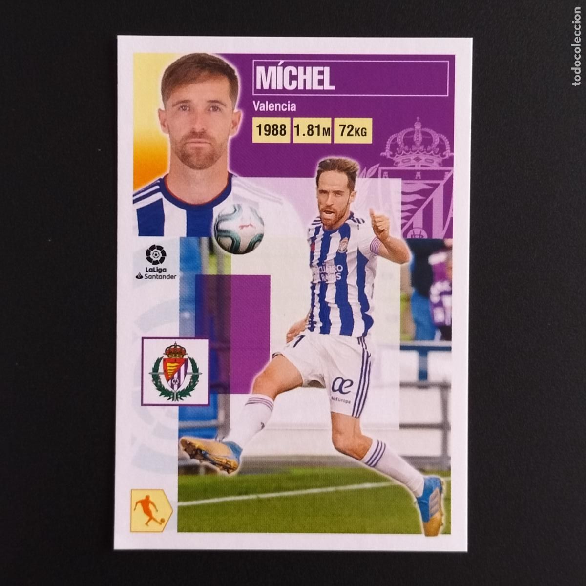 Cromos de F&uacute;tbol: N&ordm; 14 MICHEL VALLADOLID CROMOS LALIGA SANTANDER ESTE 2020 2021 20 21 LIGA PANINI