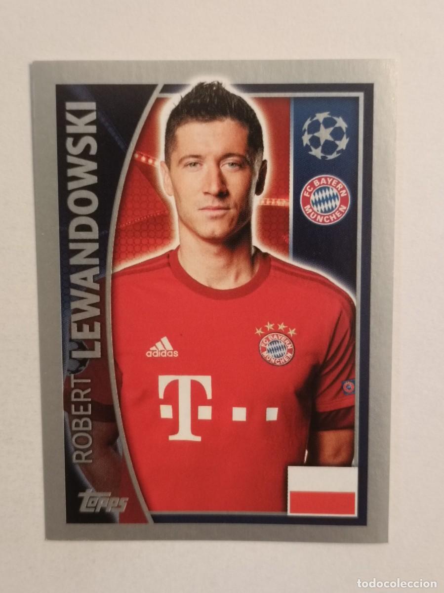 Cromos de F&uacute;tbol: #388 LEWANDOWSKI (BAYERN MUNICH) UEFA CHAMPIONS LEAGUE 2015/2016 TOPPS