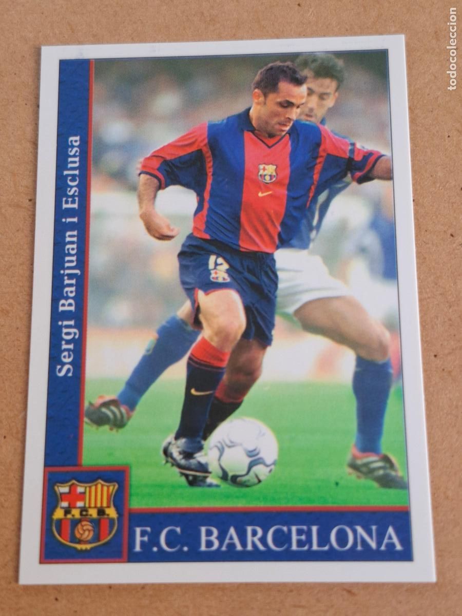 Cromos de F&uacute;tbol: MUNDICROMO 2001 2002 01 02 - 68 SERGI - FC. BARCELONA