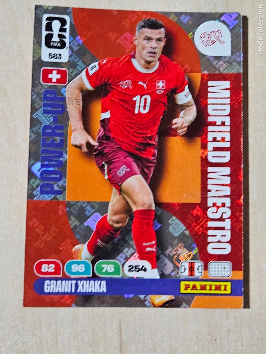 Cromos de F&uacute;tbol: N&ordm; 583 GRANIT ZHAKA - MIDFIELD MAESTRO - FIFA WORLD CUP 2026 26 ADRENALYN XL