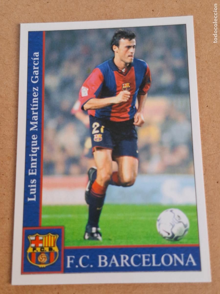Cromos de F&uacute;tbol: MUNDICROMO 2001 2002 01 02 - 74 LUIS ENRIQUE - FC. BARCELONA
