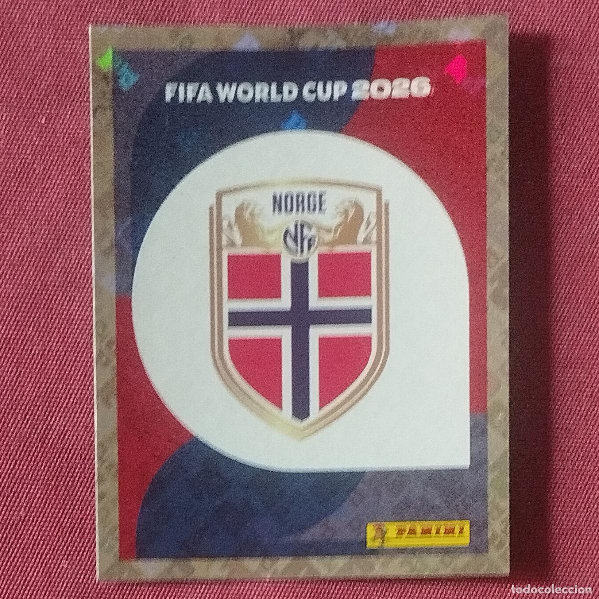 Cromos de F&uacute;tbol: ESCUDO NORUEGA - NOR 1 - MUNDIAL - FIFA WORLD CUP - 2026