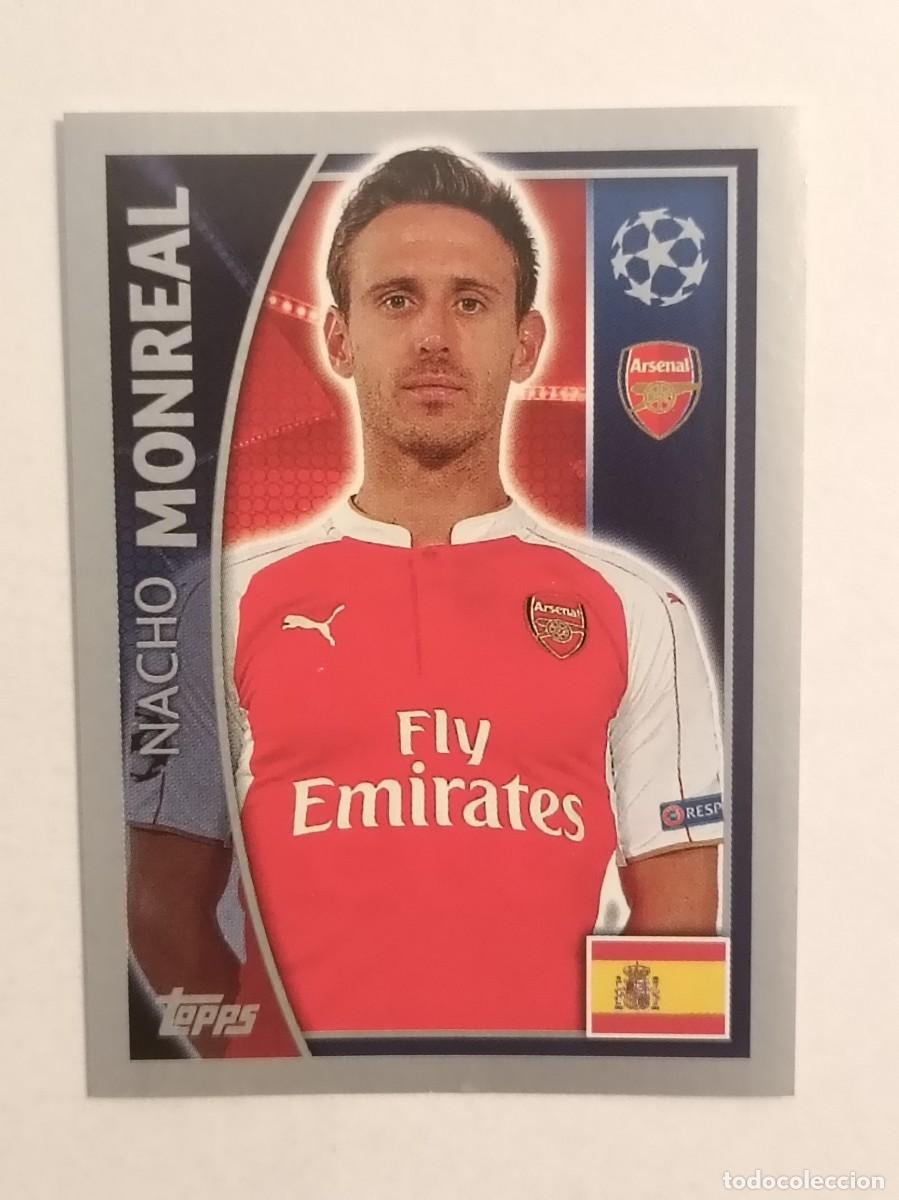 Cromos de F&uacute;tbol: #395 MONREAL (ARSENAL) UEFA CHAMPIONS LEAGUE 2015/2016 TOPPS