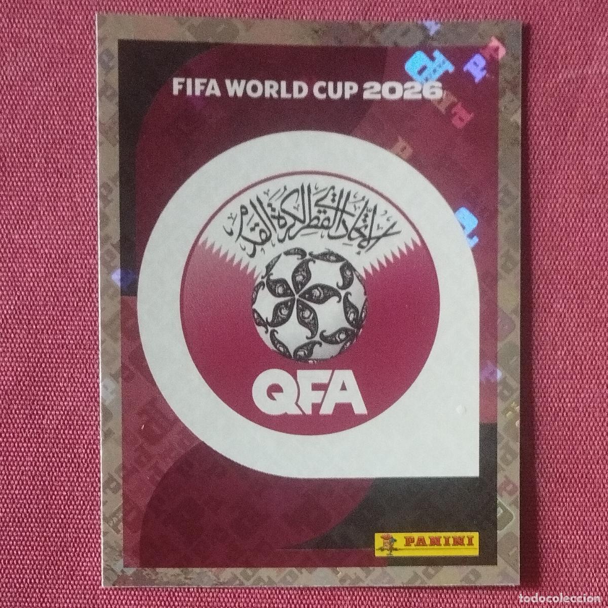 Cromos de F&uacute;tbol: ESCUDO QATAR - QAT 1 - MUNDIAL - FIFA WORLD CUP - 2026