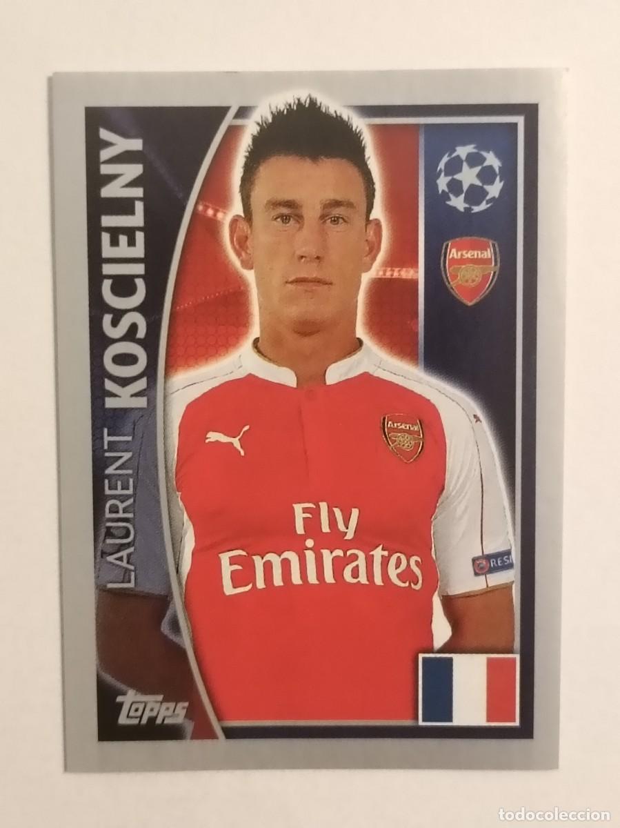 Cromos de F&uacute;tbol: #397 KOSCIELNY (ARSENAL) UEFA CHAMPIONS LEAGUE 2015/2016 TOPPS