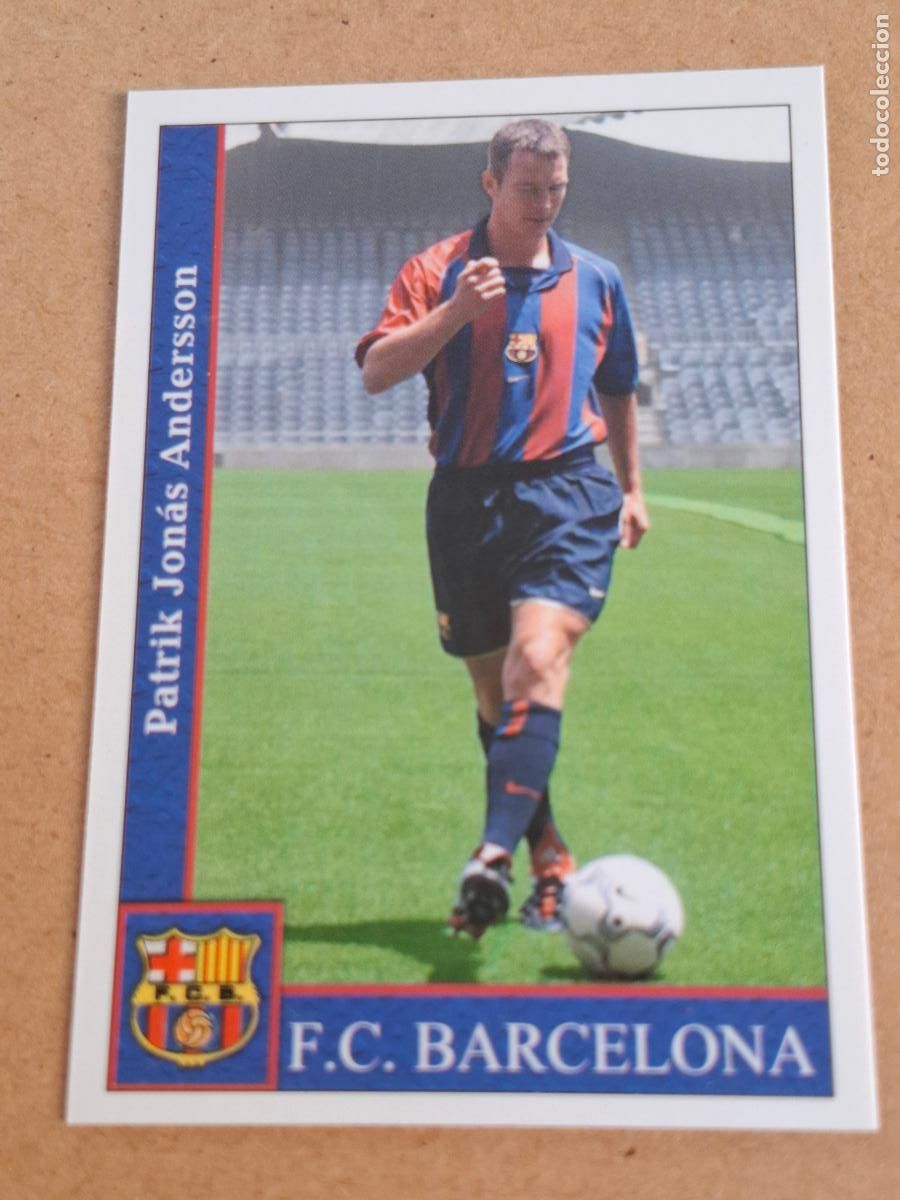 Cromos de F&uacute;tbol: MUNDICROMO 2001 2002 01 02 - 76 ANDERSSON - FC. BARCELONA