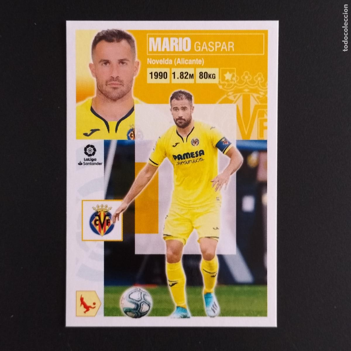 Cromos de F&uacute;tbol: N&ordm; 5 MARIO VILLARREAL CROMOS LALIGA SANTANDER ESTE 2020 2021 20 21 LIGA PANINI