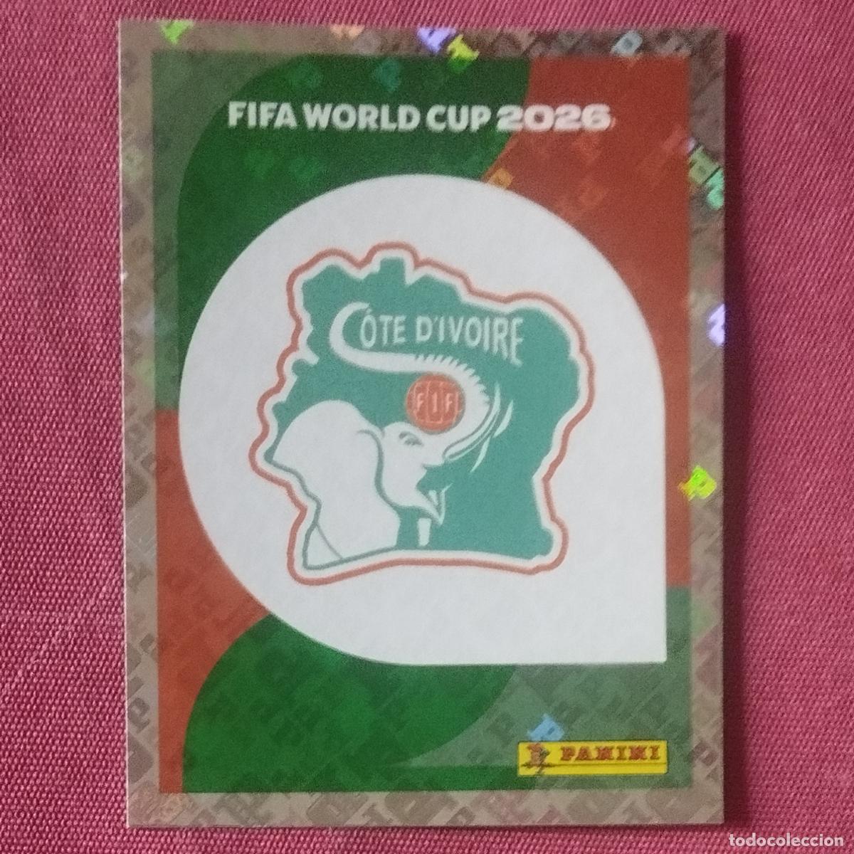 Cromos de F&uacute;tbol: ESCUDO COSTA DE MARFIL - IVORY - CIV 1 - MUNDIAL - FIFA WORLD CUP - 2026