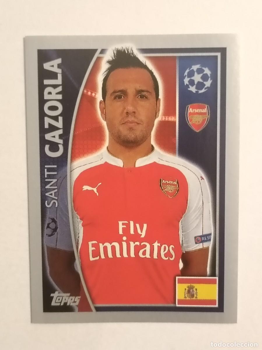 Cromos de F&uacute;tbol: #399 CAZORLA (ARSENAL) UEFA CHAMPIONS LEAGUE 2015/2016 TOPPS