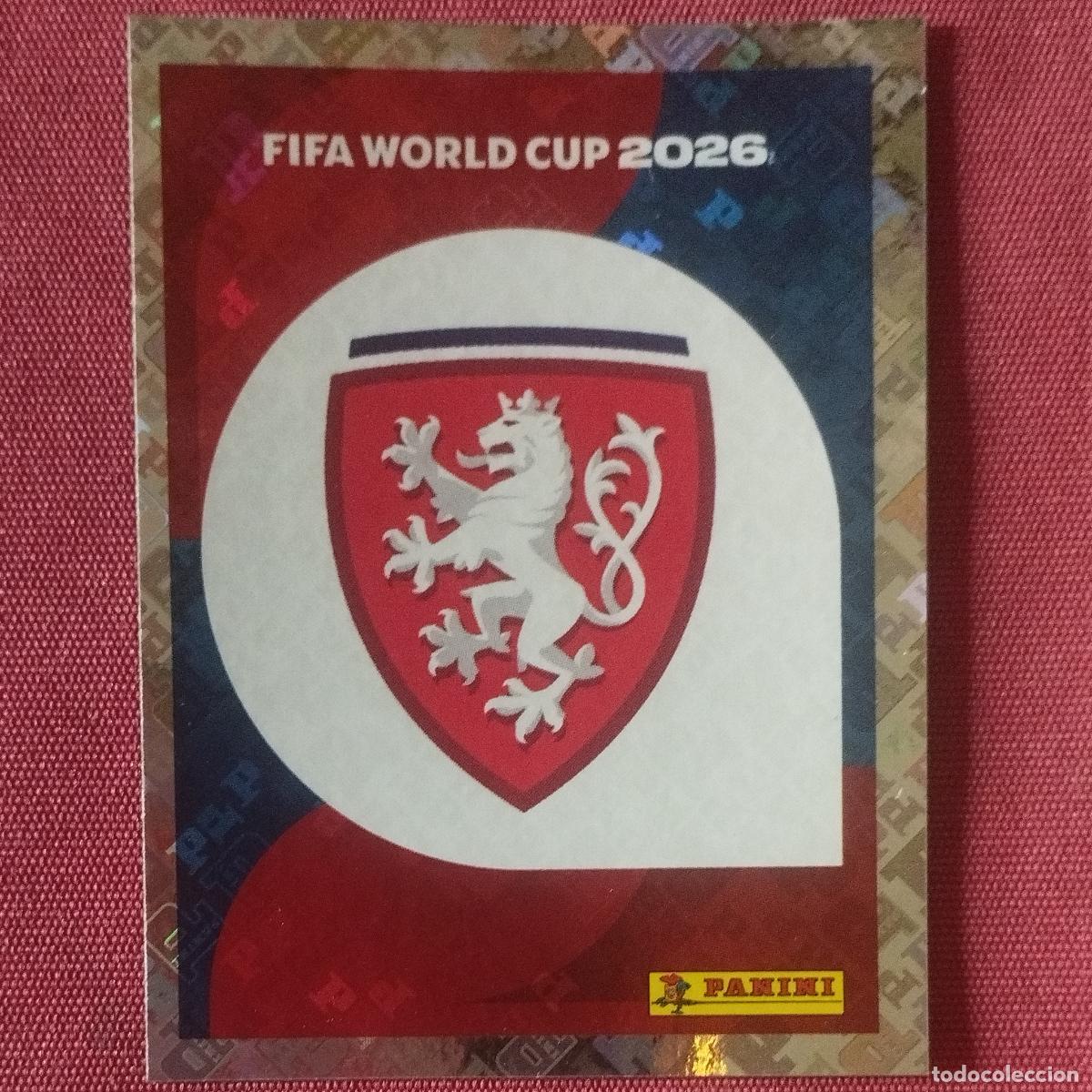Cromos de F&uacute;tbol: ESCUDO REPUBLICA CHECA - CZE 1 - MUNDIAL - FIFA WORLD CUP - 2026