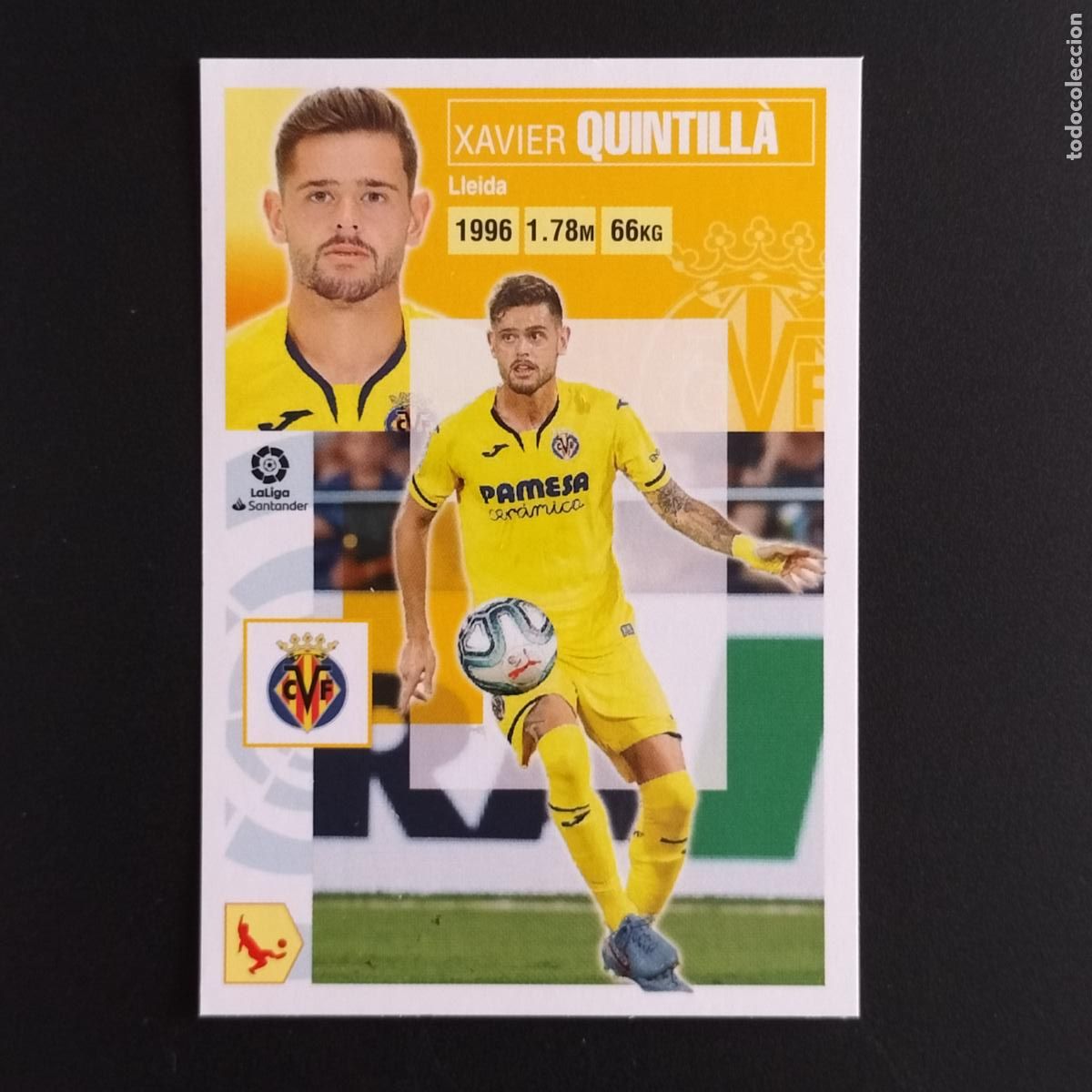 Cromos de F&uacute;tbol: N&ordm; 7 B QUINTILLA VILLARREAL CROMOS LALIGA SANTANDER ESTE 2020 2021 20 21 LIGA PANINI
