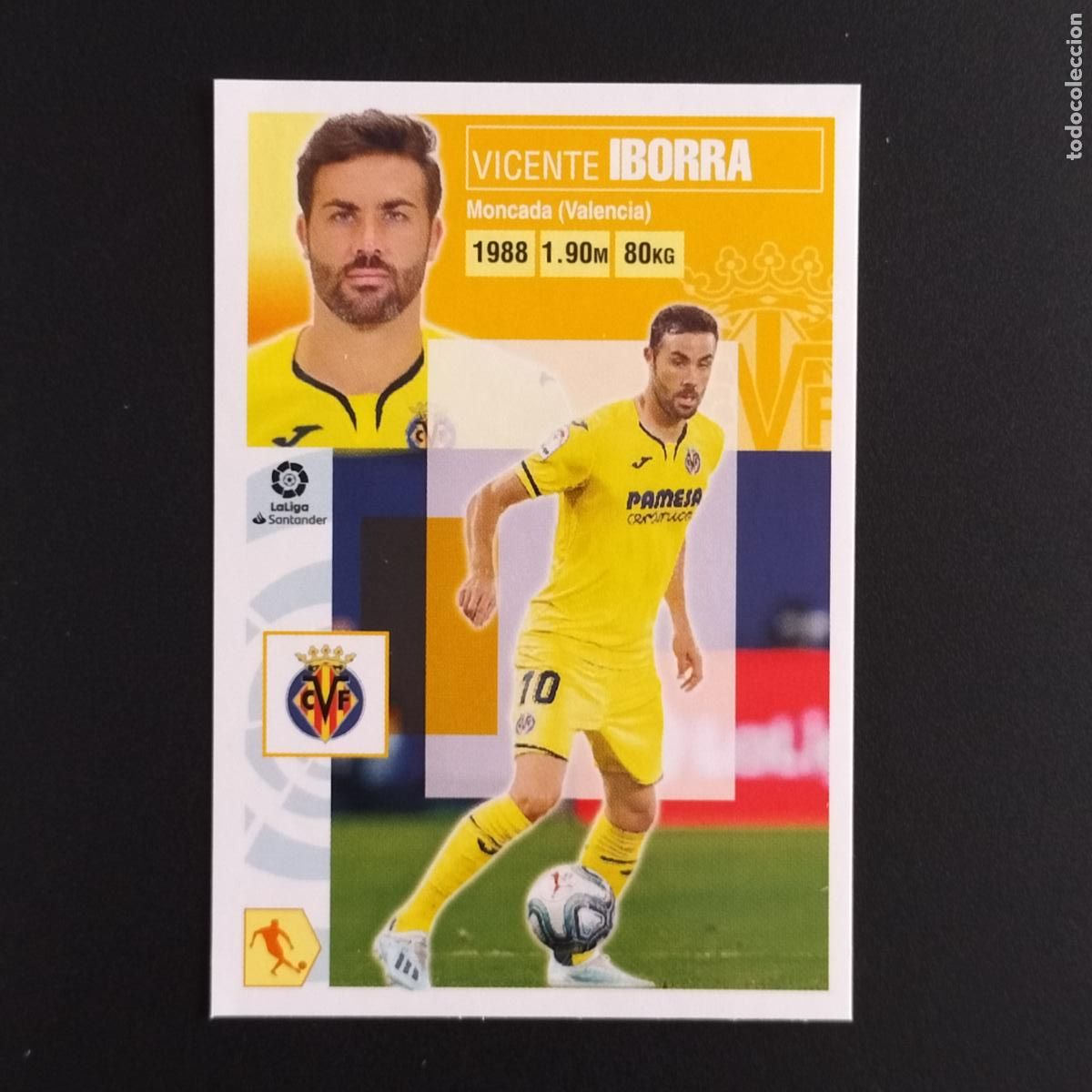 Cromos de F&uacute;tbol: N&ordm; 10 IBORRA VILLARREAL CROMOS LALIGA SANTANDER ESTE 2020 2021 20 21 LIGA PANINI