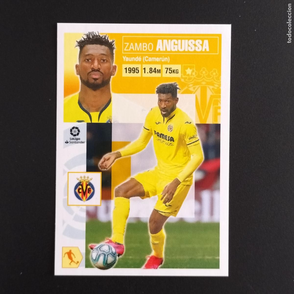 Cromos de F&uacute;tbol: N&ordm; 11 ANGUISSA VILLARREAL CROMOS LALIGA SANTANDER ESTE 2020 2021 20 21 LIGA PANINI