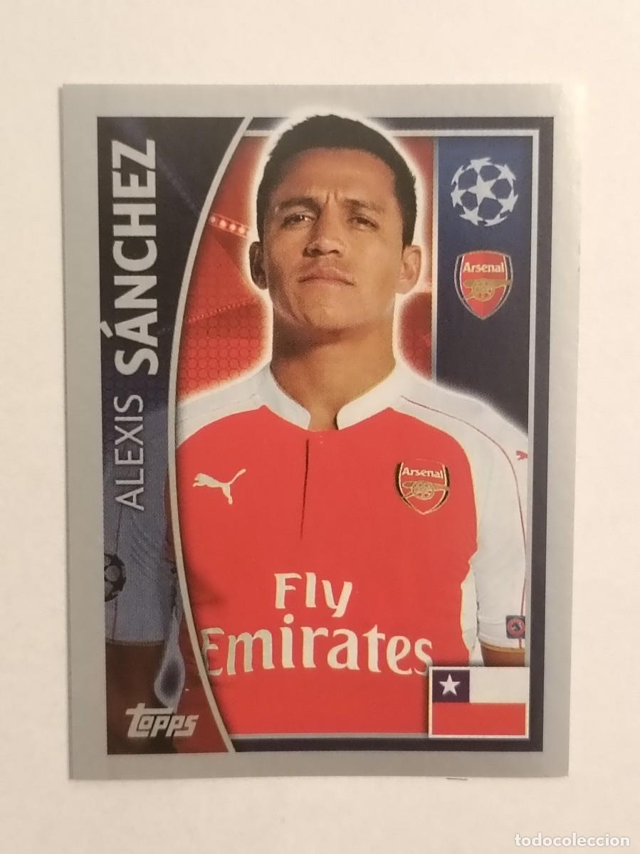 Cromos de F&uacute;tbol: #404 ALEXIS SANCHEZ (ARSENAL) UEFA CHAMPIONS LEAGUE 2015/2016 TOPPS