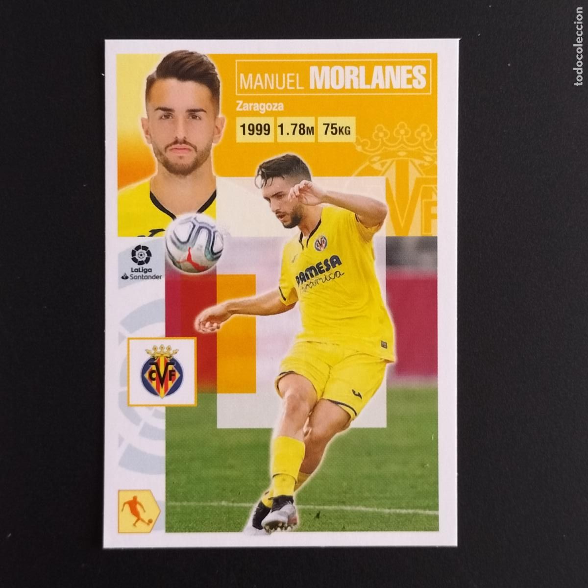 Cromos de F&uacute;tbol: N&ordm; 12 MORLANES VILLARREAL CROMOS LALIGA SANTANDER ESTE 2020 2021 20 21 LIGA PANINI