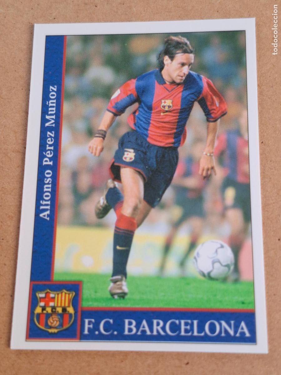 Cromos de F&uacute;tbol: MUNDICROMO 2001 2002 01 02 - 78 ALFONSO - FC. BARCELONA