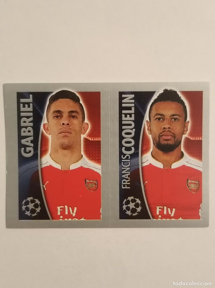 Cromos de F&uacute;tbol: #405 GABRIEL-COQUELIN (ARSENAL) UEFA CHAMPIONS LEAGUE 2015/2016 TOPPS