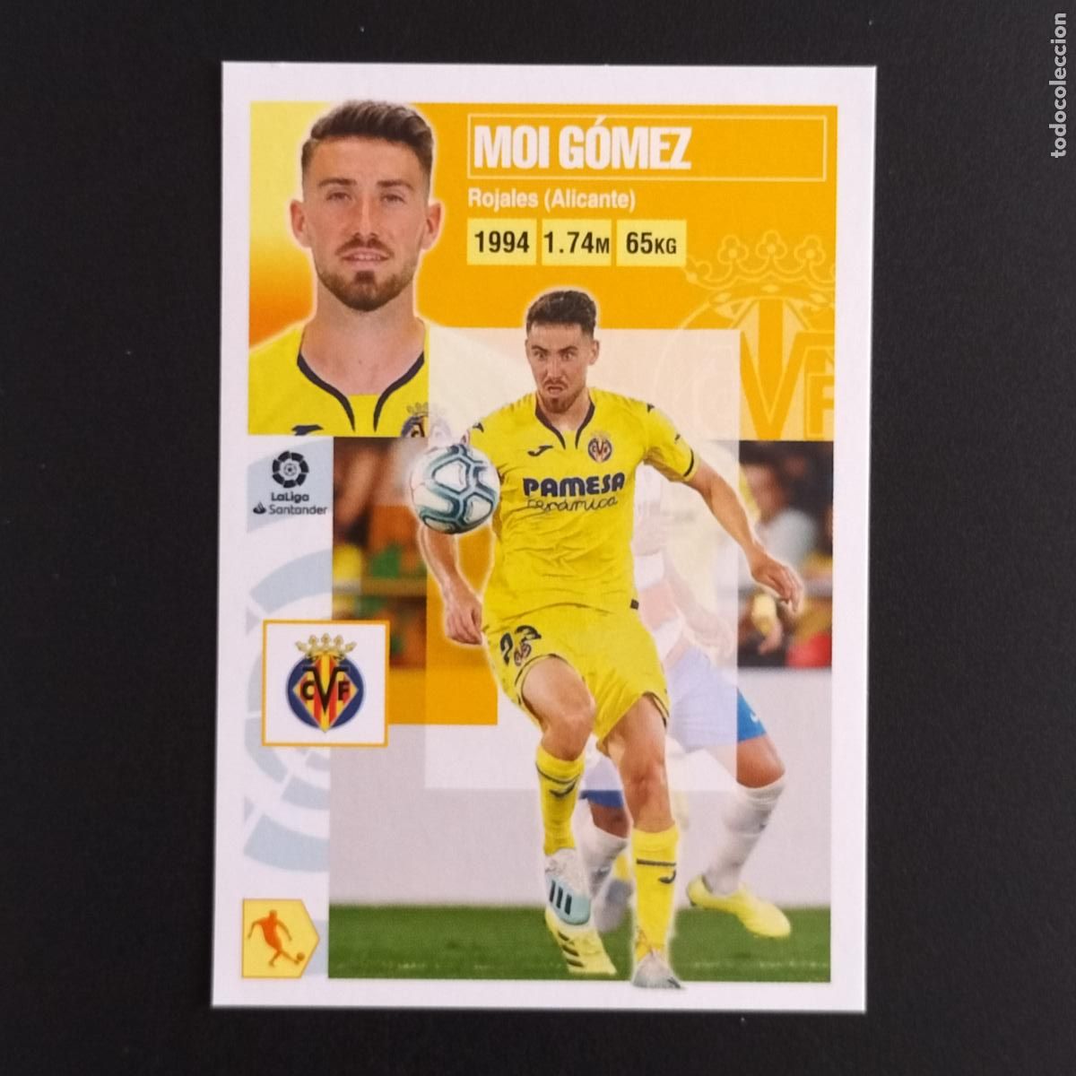 Cromos de F&uacute;tbol: N&ordm; 14 MOI GOMEZ VILLARREAL CROMOS LALIGA SANTANDER ESTE 2020 2021 20 21 LIGA PANINI