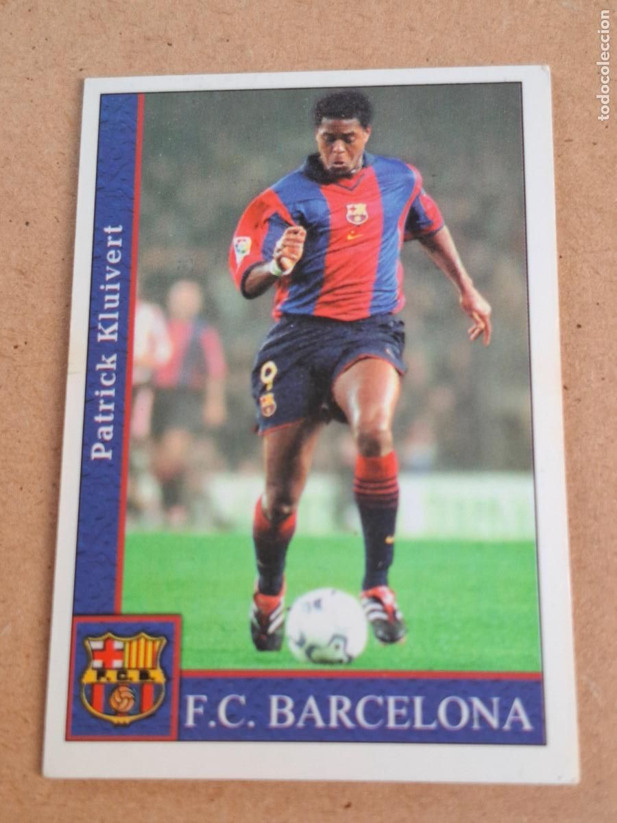 Cromos de F&uacute;tbol: MUNDICROMO 2001 2002 01 02 - 81 KLUIVERT - FC. BARCELONA