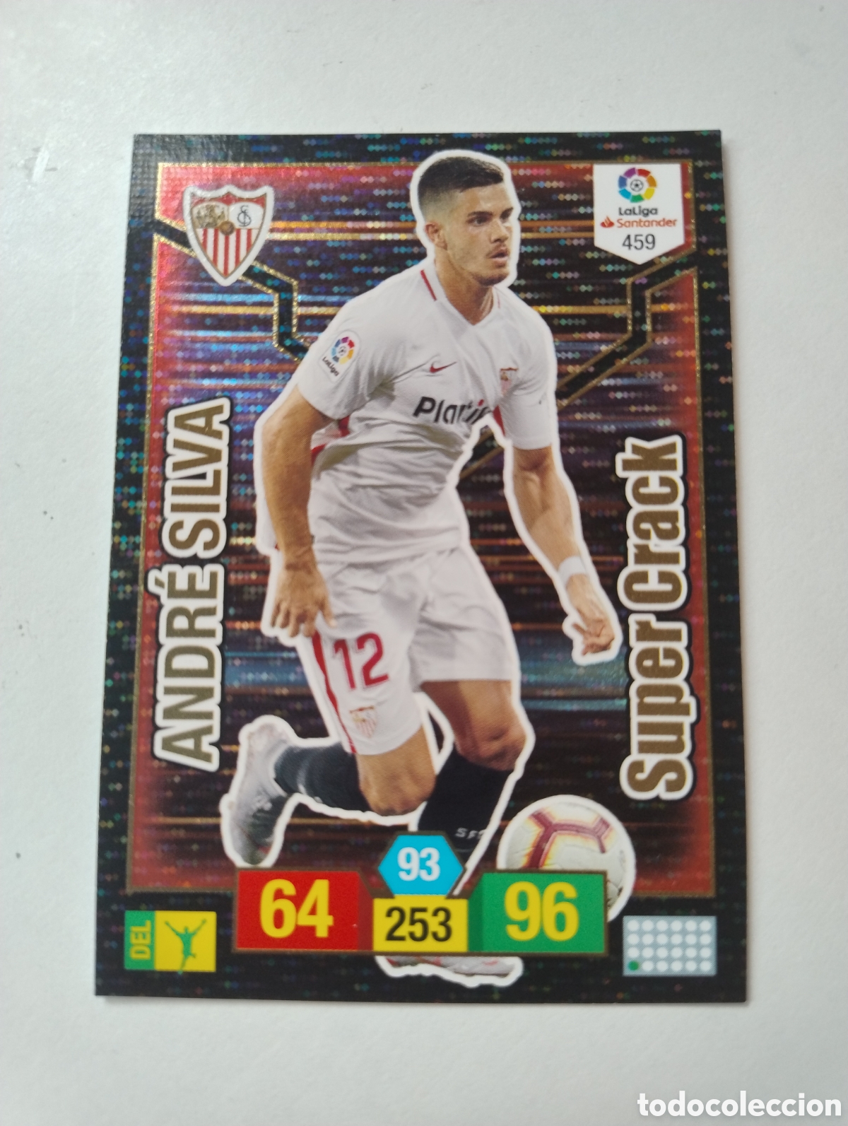 Cromos de F&uacute;tbol: 459 - Andre Silva - Sevilla - Adrenalyn XL Liga 2018 - 2019 Super Crack