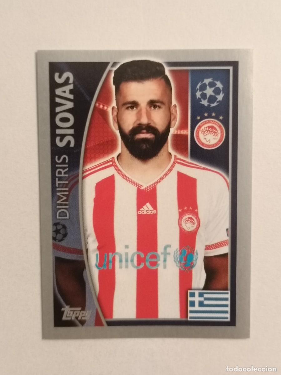 Cromos de F&uacute;tbol: #412 SIOVAS (OLYMPIACOS) UEFA CHAMPIONS LEAGUE 2015/2016 TOPPS