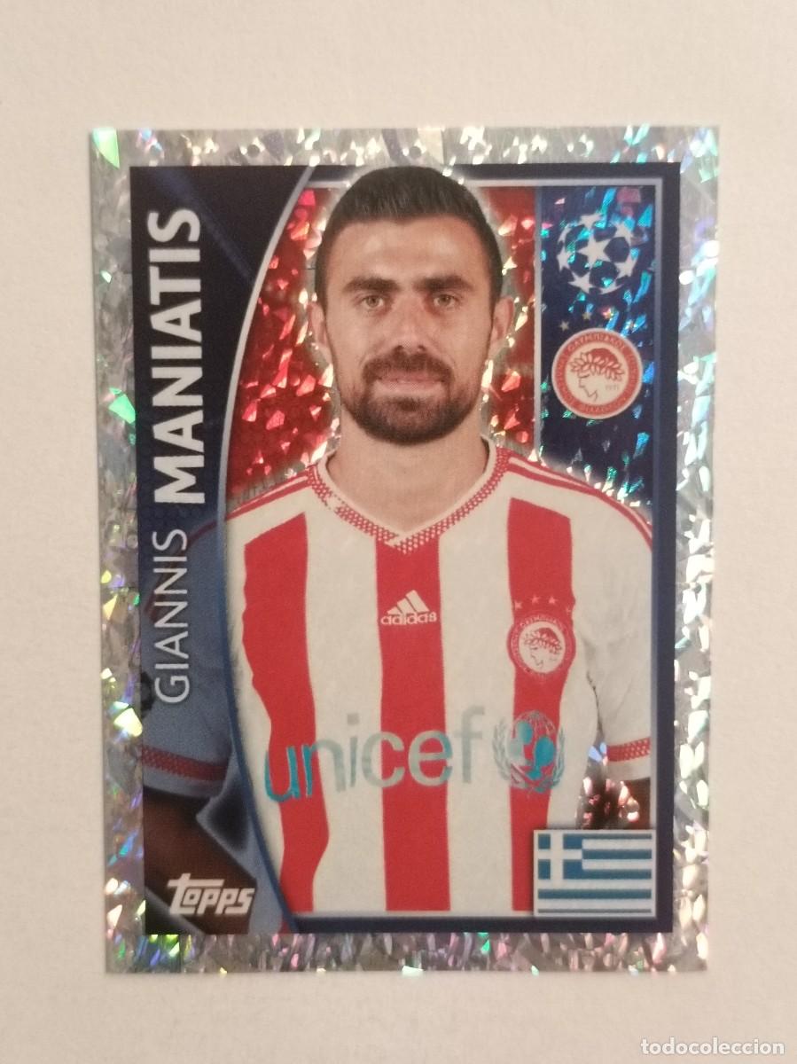 Cromos de F&uacute;tbol: #413 MANIATIS (OLYMPIACOS) UEFA CHAMPIONS LEAGUE 2015/2016 TOPPS