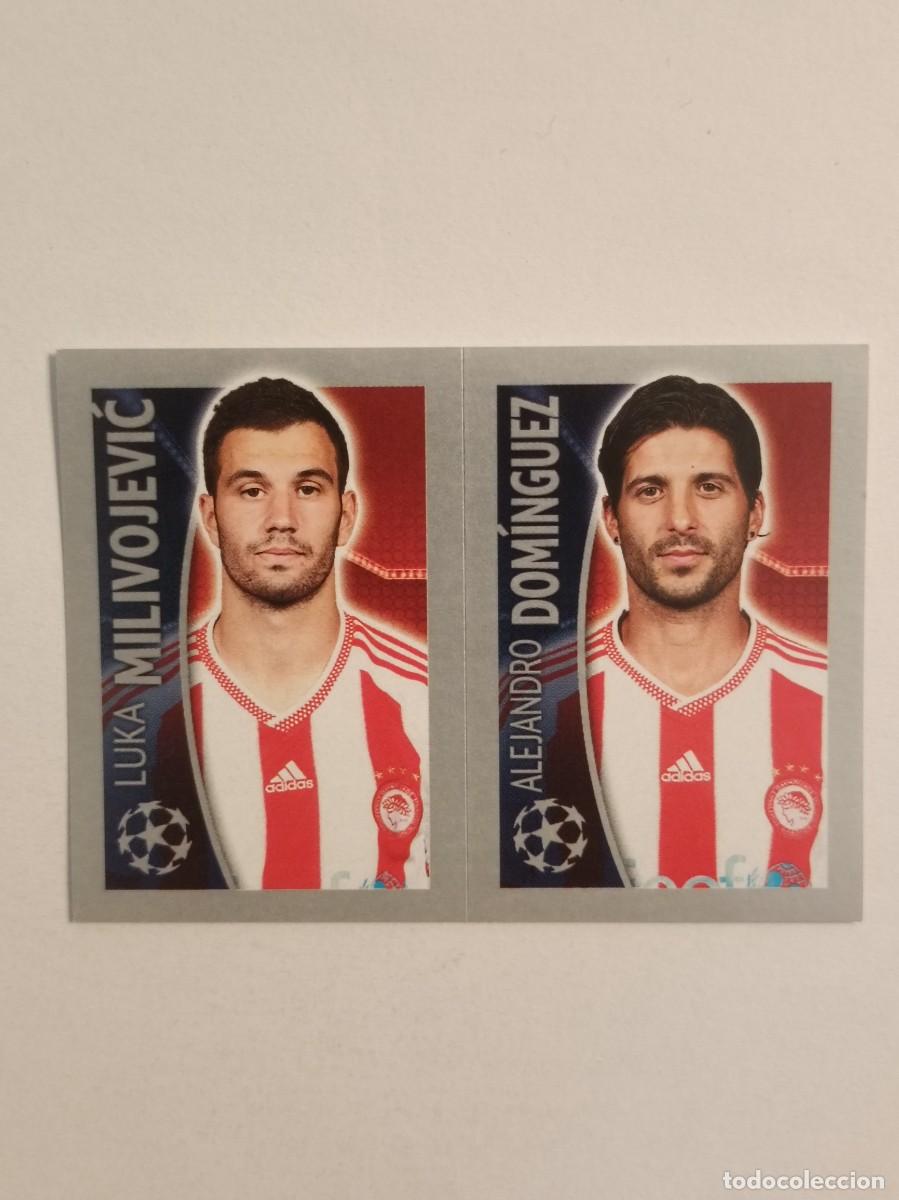 Cromos de F&uacute;tbol: #421 MILIVOJEVIC-DOMINGUEZ (OLYMPIACOS) UEFA CHAMPIONS LEAGUE 2015/2016 TOPPS