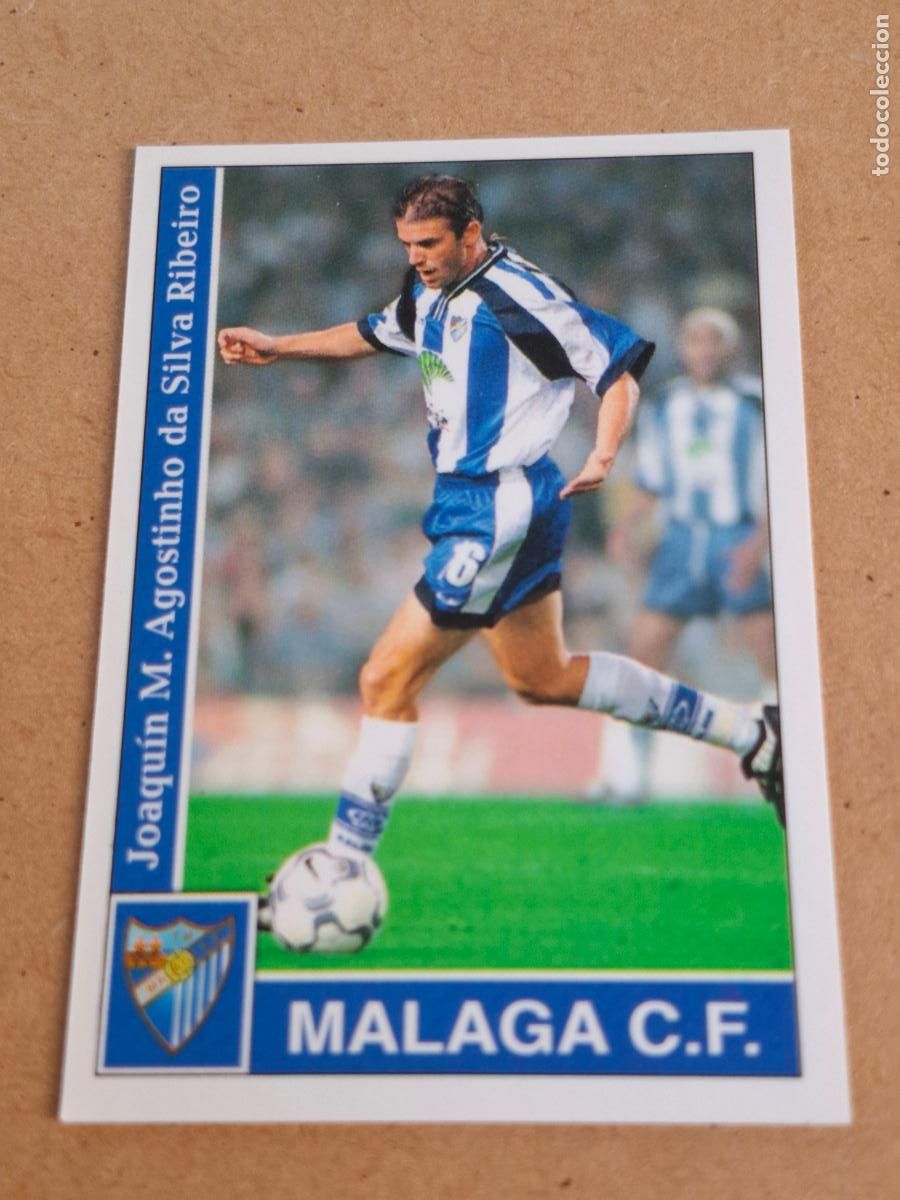 Cromos de F&uacute;tbol: MUNDICROMO 2001 2002 01 02 - 163 AGOSTINHO ( BAJA ) - M&Aacute;LAGA CF