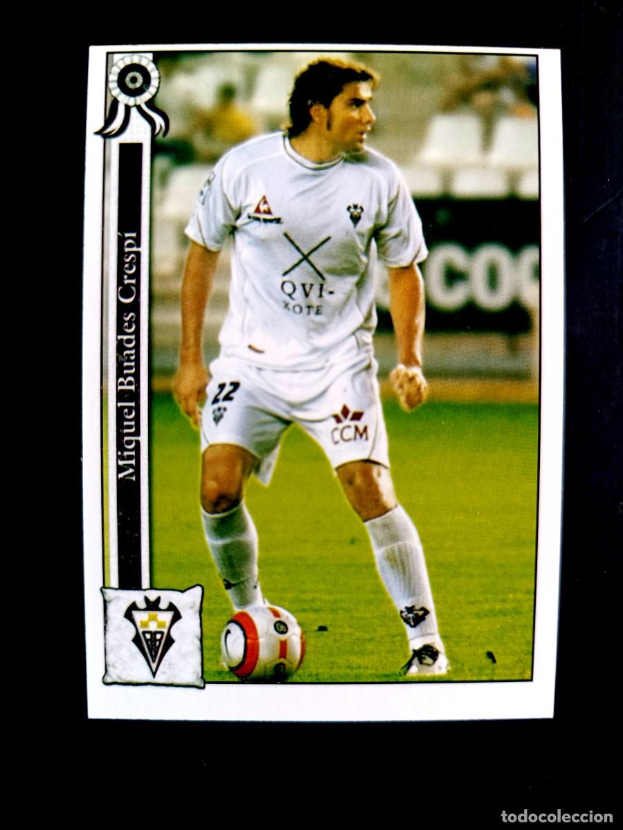 Football Stickers: 705 MIQUEL BUADES - ALBACETE B. (2&ordm; DIVISI&Oacute;N) - MUNDICROMO 2006