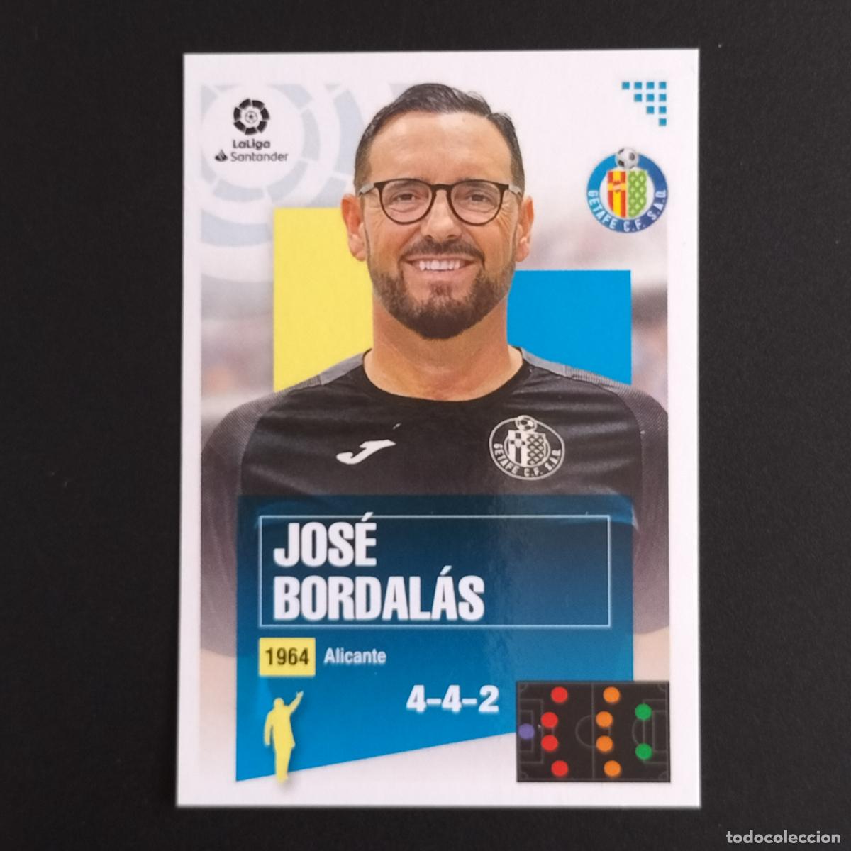 Cromos de F&uacute;tbol: N&ordm; 1 JOSE BORDALAS ENTRENADOR GETAFE CROMOS LALIGA SANTANDER ESTE 2020 2021 20 21 LIGA PANINI