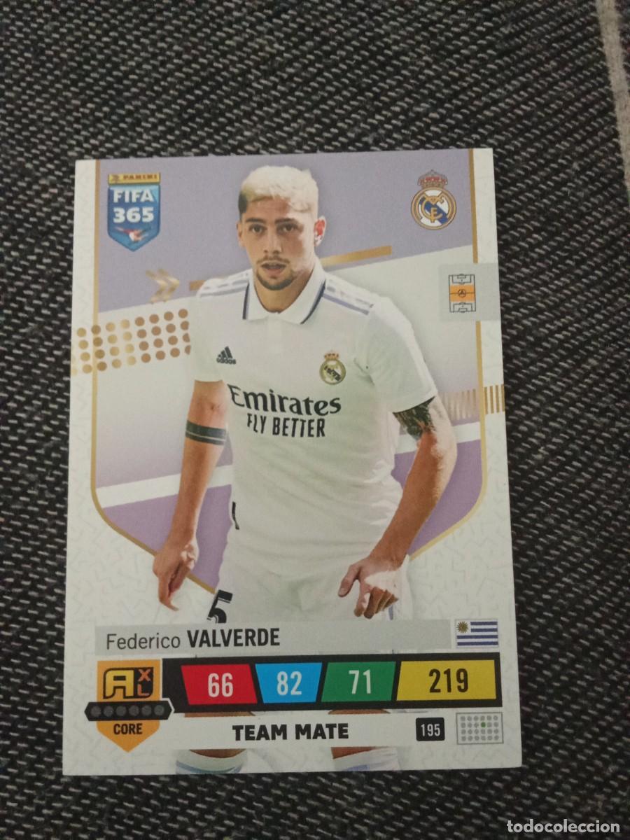 Cromos de F&uacute;tbol: 185 Valverde Real Madrid fifa 365 Adrenalyn champions 2022-23