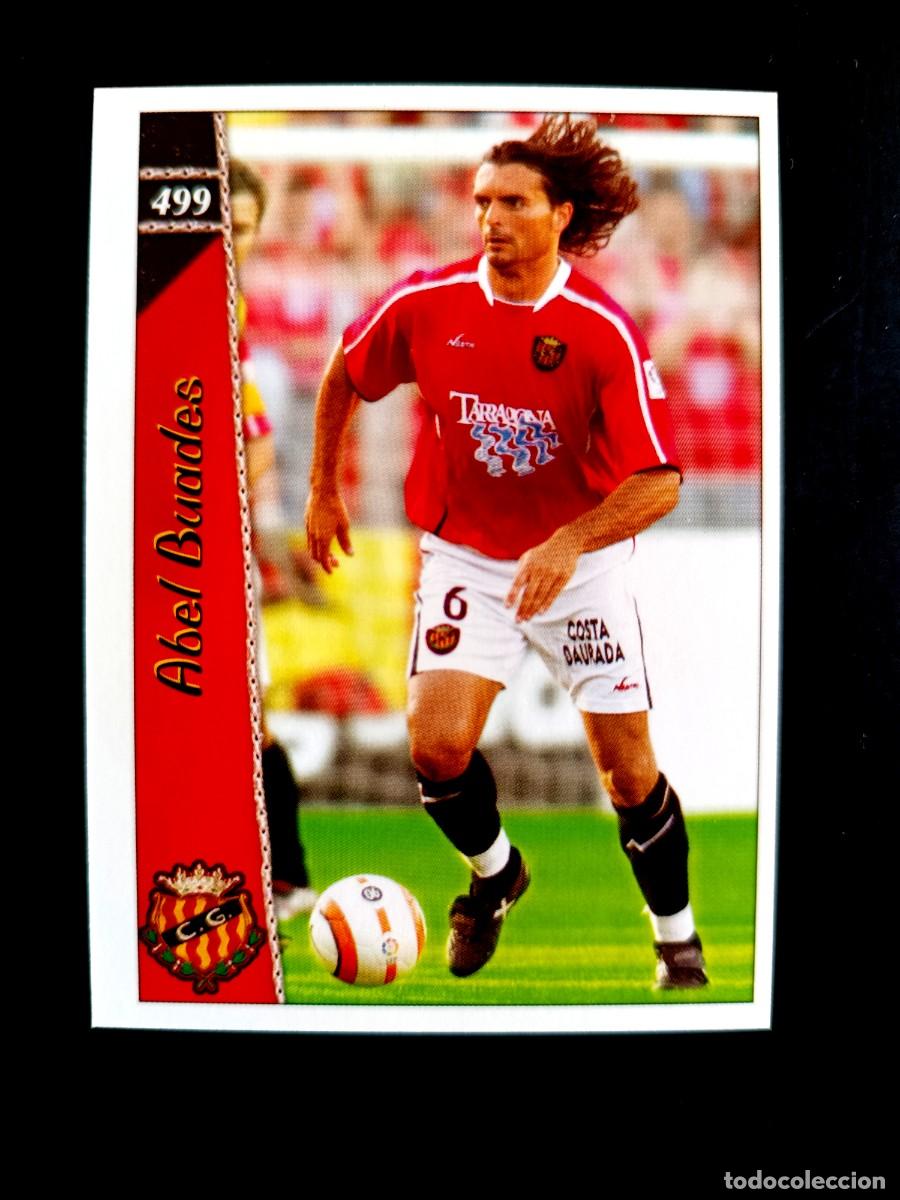 Cromos de F&uacute;tbol: 499 ABEL BUADES, ROOKIE CARD - GIMNASTIC TARRAGONA - MUNDICROMO 2007