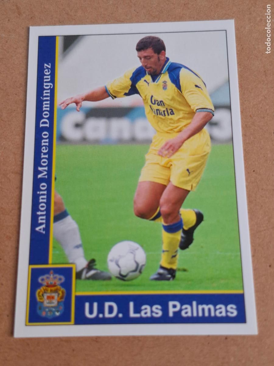 Cromos de F&uacute;tbol: MUNDICROMO 2001 2002 01 02 - 218 MORENO ( BAJA ) - U.D. LAS PALMAS