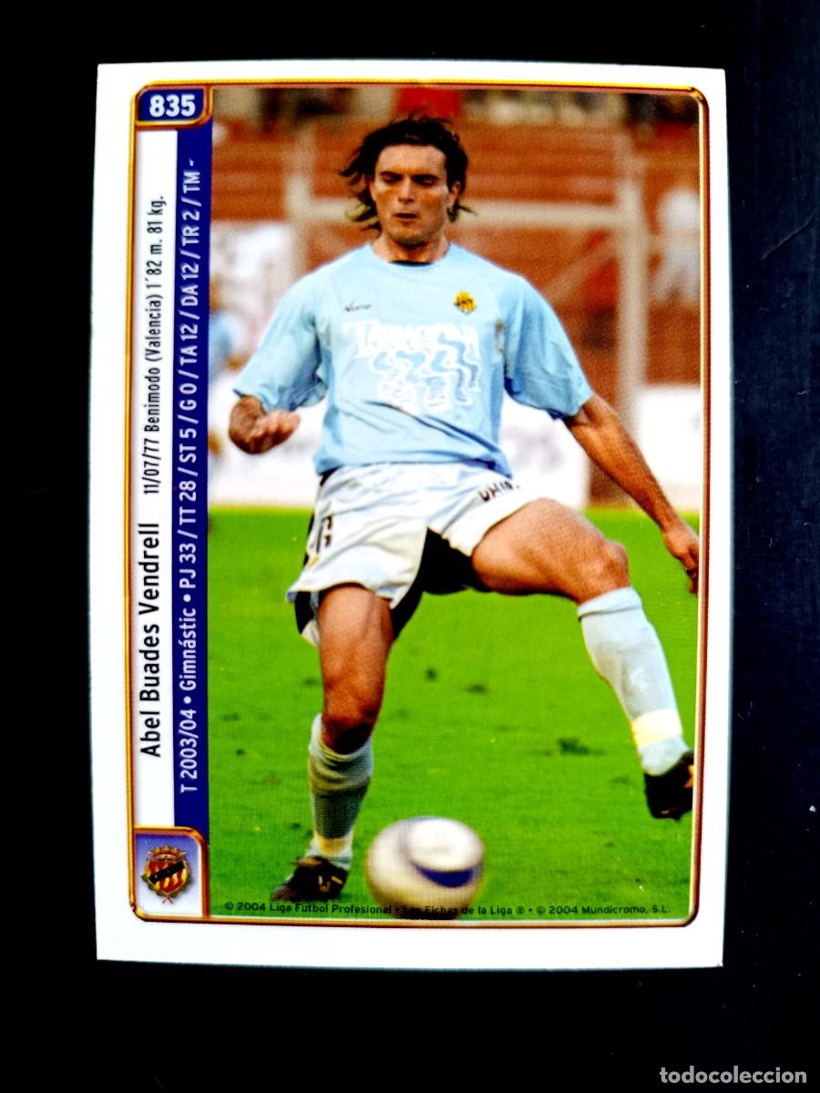 Cromos de F&uacute;tbol: 835 ABEL BUADES / CARRI&Oacute;N - GIMNASTIC TARRAGONA - (2&ordf; DIVISI&Oacute;N) - MUNDICROMO 2005