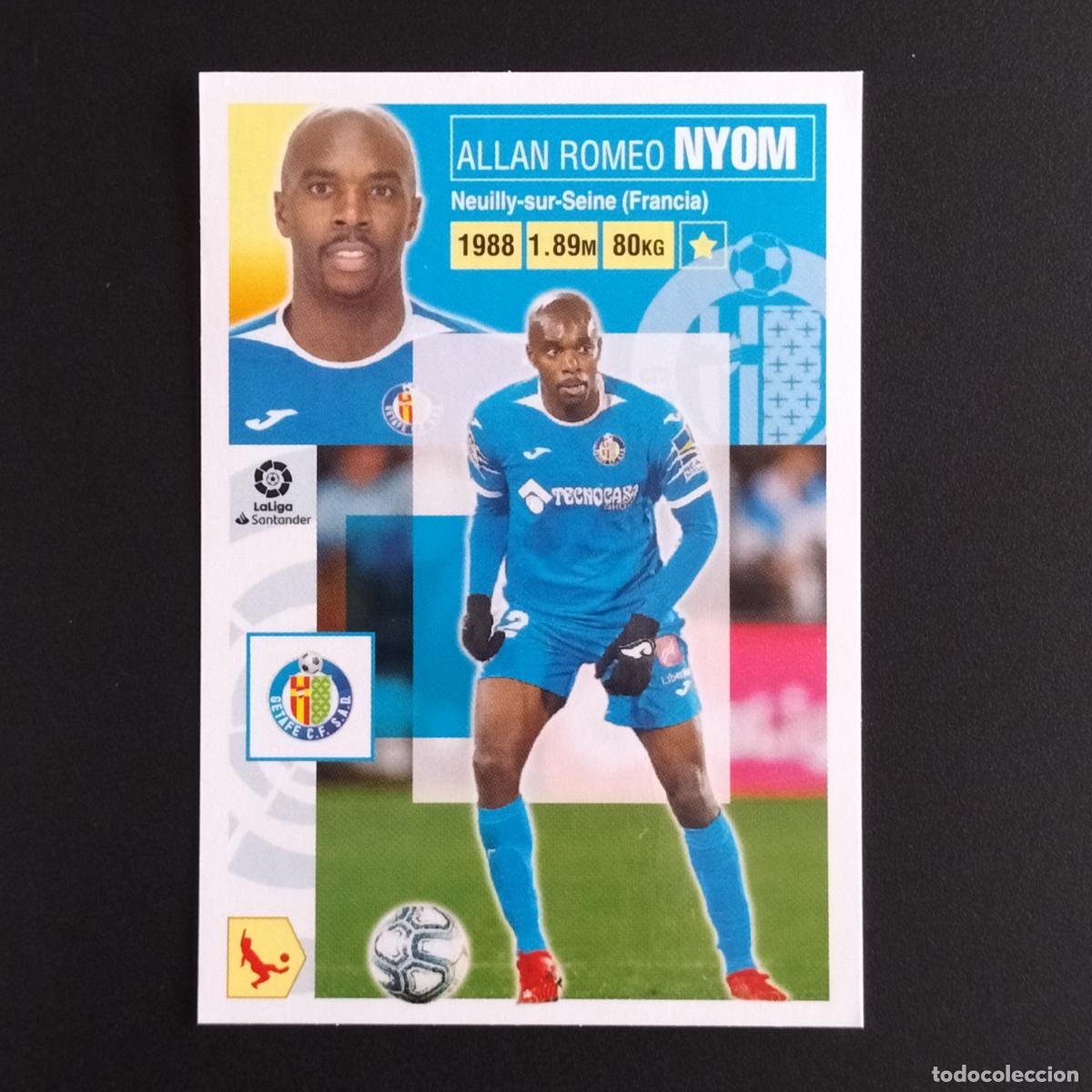 Cromos de F&uacute;tbol: N&ordm; 9 NYOM GETAFE CROMOS LALIGA SANTANDER ESTE 2020 2021 20 21 LIGA PANINI