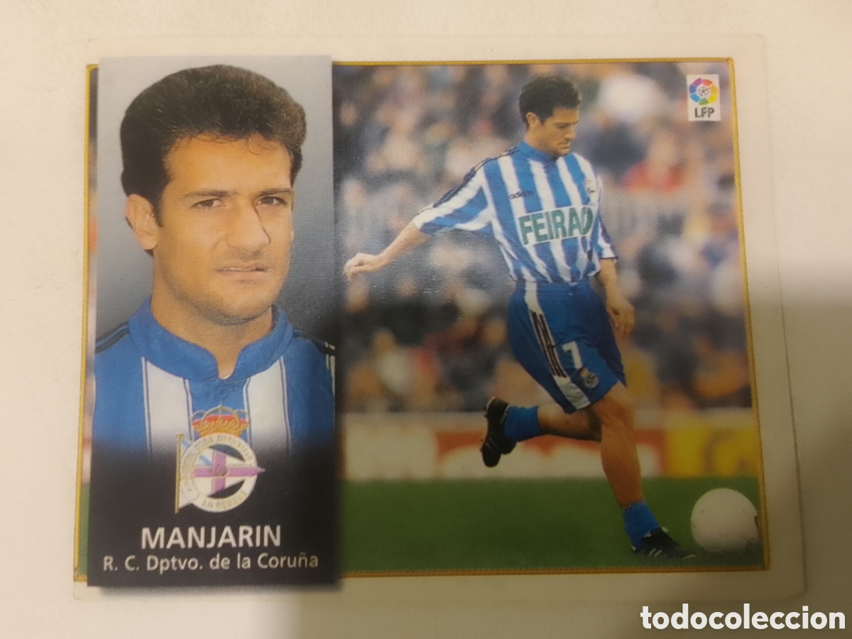 Cromos de F&uacute;tbol: Colecciones Este 98-99 Manjarin &bull; Deportivo de La Coru&ntilde;a.