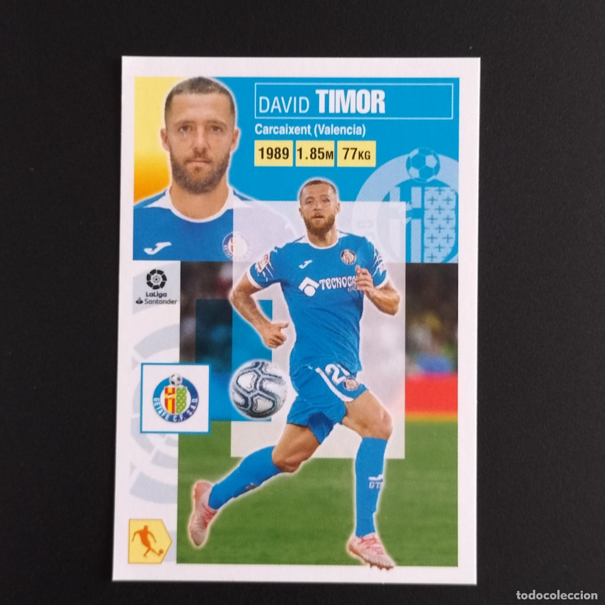 Cromos de F&uacute;tbol: N&ordm; 10 DAVID TIMOR GETAFE CROMOS LALIGA SANTANDER ESTE 2020 2021 20 21 LIGA PANINI