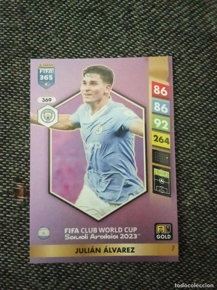 Cromos de F&uacute;tbol: 369 Juli&aacute;n &Aacute;lvarez Manchester city fifa 365 Adrenalyn champions 2024-25