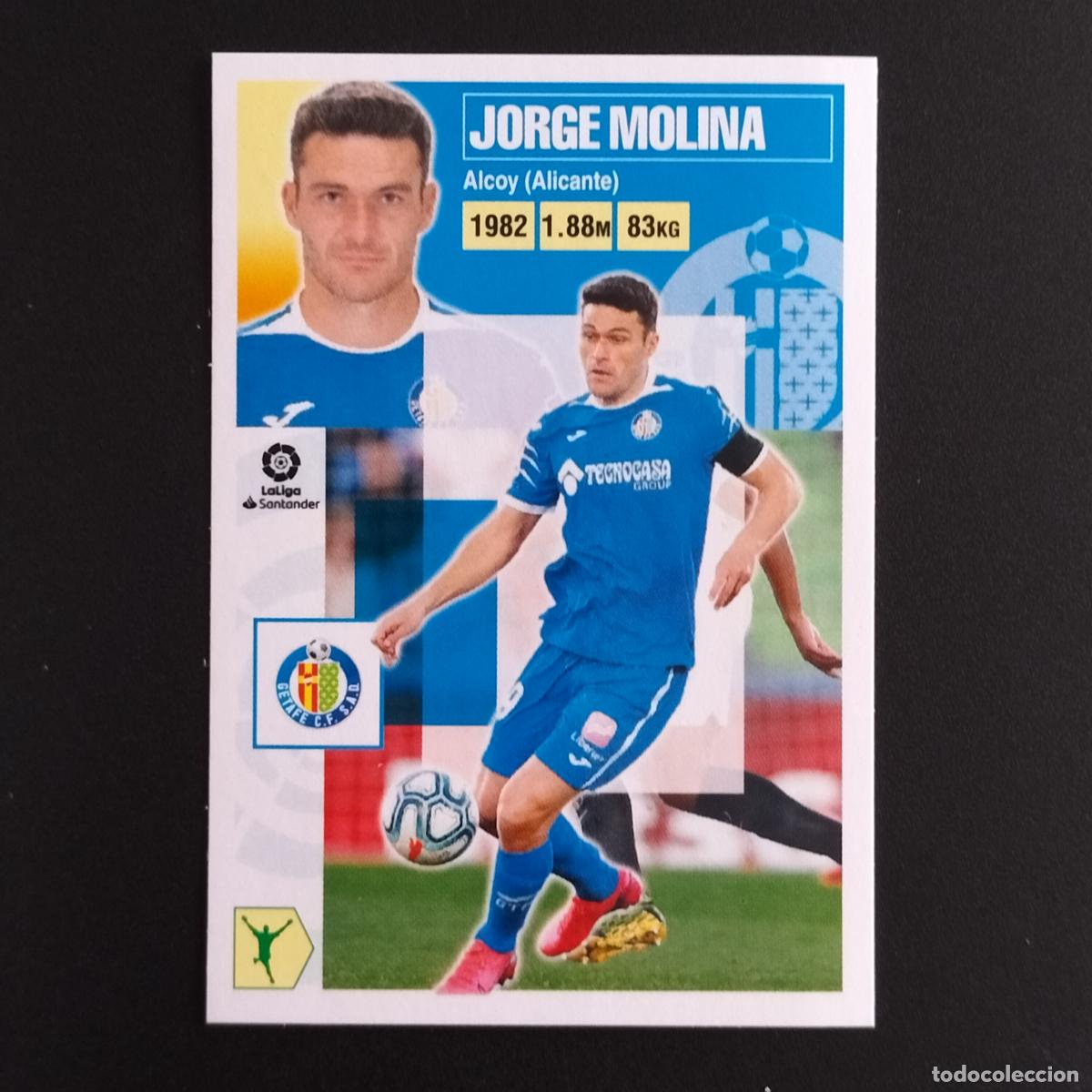 Cromos de F&uacute;tbol: N&ordm; 17 A JORGE MOLINA GETAFE CROMOS LALIGA SANTANDER ESTE 2020 2021 20 21 LIGA PANINI