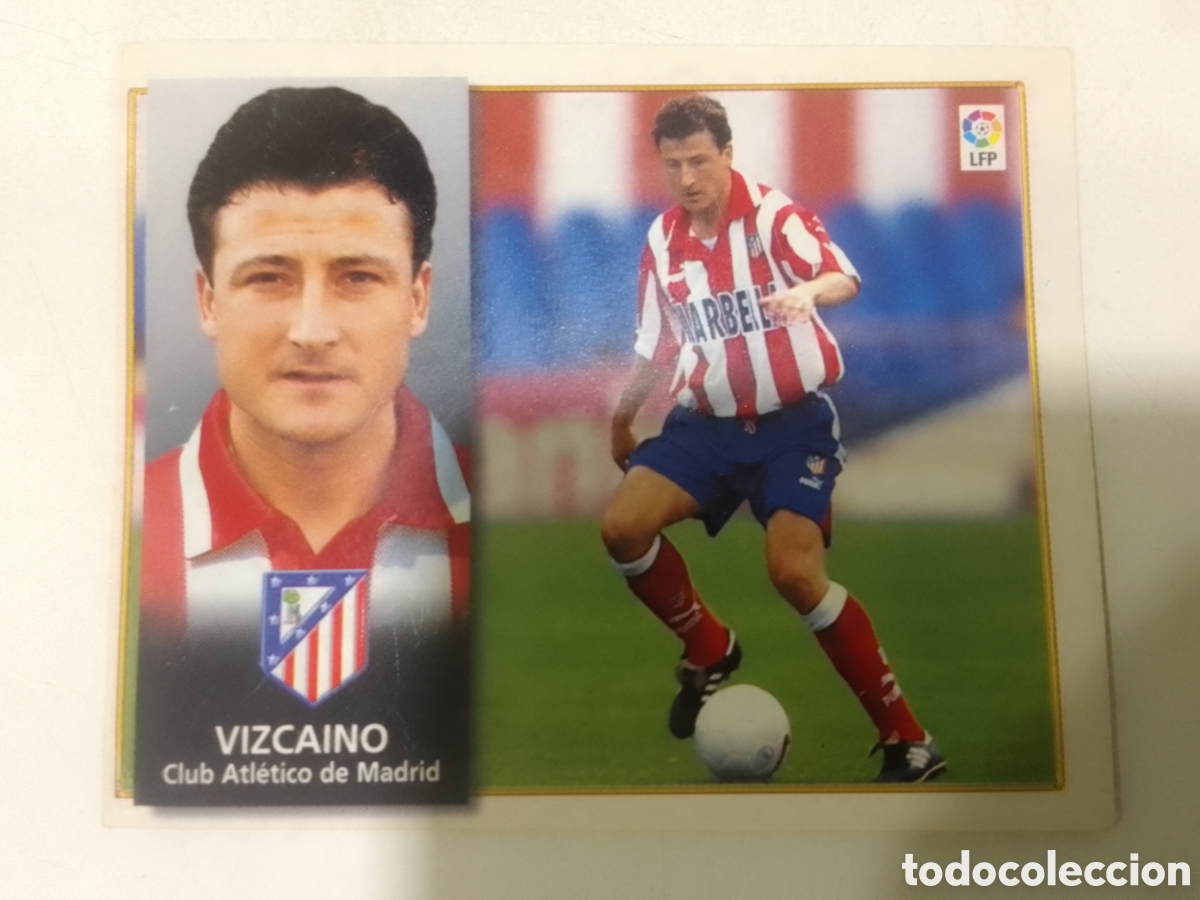 Cromos de F&uacute;tbol: Colecciones Este 98-99 Vizca&iacute;no &bull; Atl&eacute;tico de Madrid.