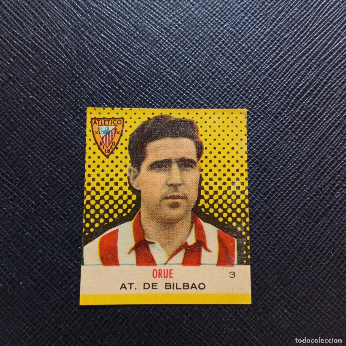 Cromos de F&uacute;tbol: 3 ORUE BRUGUERA CAMPEONES 1957 1958 CROMO FUTBOL 57 58 - DESPEGADO - A45 PG10