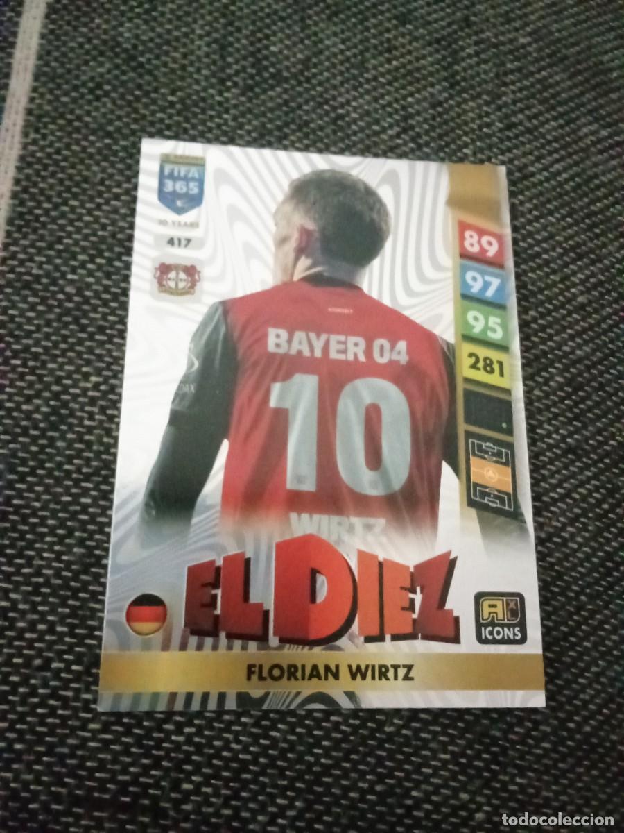 Cromos de F&uacute;tbol: 417 florian wirtz Bayer 04 leverkusen el diez fifa 365 Adrenalyn 2025